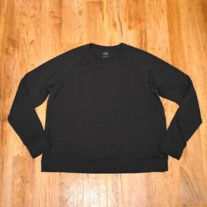 Cozy Earth Pullover Sweatshirt Women Large Gray Bamboo Raglan Sleeve